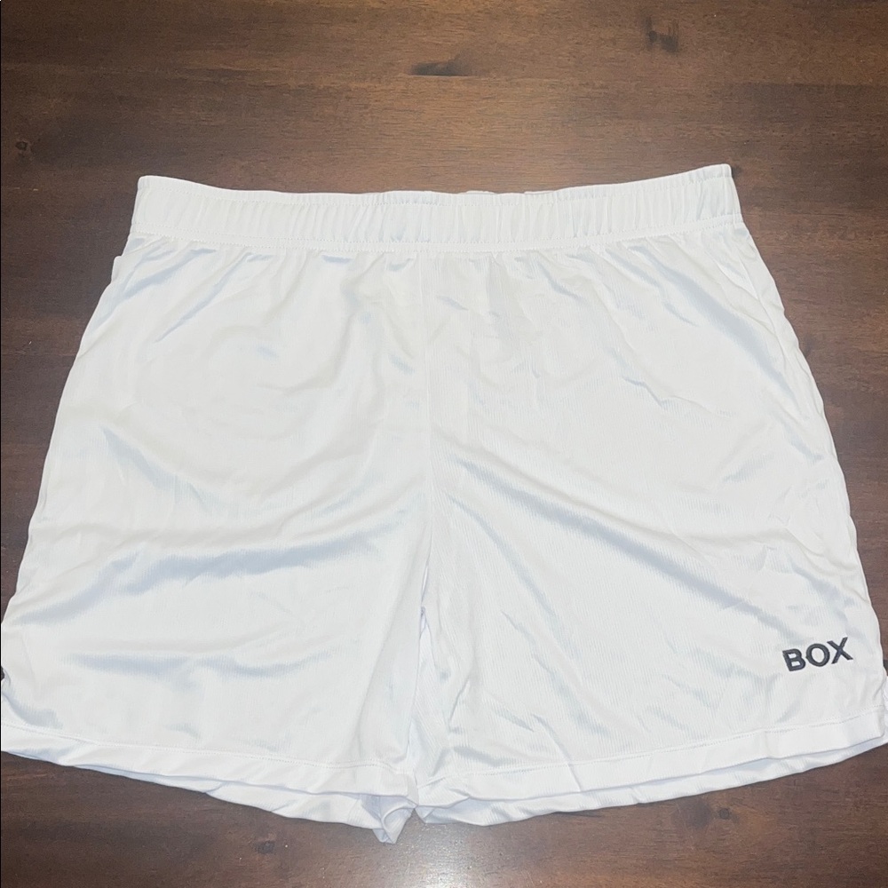 ⭐️🌴 Box Menswear White Athletic Shorts